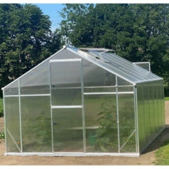 Serre De Jardin 12,5m² En Aluminium Et Polycarbonate 6mm Sanus UP! XL12 – Gampre -Jardin Serre Boutique serre de jardin 125m en aluminium et polycarbonate 6mm sanus up xl12 gampre 12