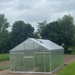 Serre De Jardin 12,5m² En Aluminium Et Polycarbonate 6mm Sanus UP! XL12 – Gampre -Jardin Serre Boutique serre de jardin 125m en aluminium et polycarbonate 6mm sanus up xl12 gampre 9