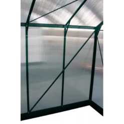 Serre De Jardin 13,2m² Verte Polycarbonate 4mm + Embase Green Protect -Jardin Serre Boutique serre de jardin 132m verte polycarbonate 4mm embase green protect 7