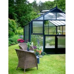 Serre De Jardin 13m² Anthracite En Polycarbonate 10mm Premium – Juliana -Jardin Serre Boutique serre de jardin 13m anthracite en polycarbonate 10mm premium juliana 11