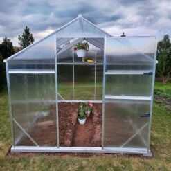 Serre De Jardin 14,3m² En Aluminium Et Polycarbonate 6mm Sanus UP! L15 – Gampre -Jardin Serre Boutique serre de jardin 143m en aluminium et polycarbonate 6mm sanus up l15 gampre 3