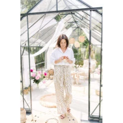 Serre De Jardin 14,52m² En Aluminium Anthracite Et Verre Trempé 4mm - Green Protect -Jardin Serre Boutique serre de jardin 1452m en aluminium anthracite et verre trempe 4mm green protect 12