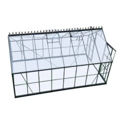 Serre De Jardin 14,52m² En Aluminium Anthracite Et Verre Trempé 4mm - Green Protect -Jardin Serre Boutique serre de jardin 1452m en aluminium anthracite et verre trempe 4mm green protect 4