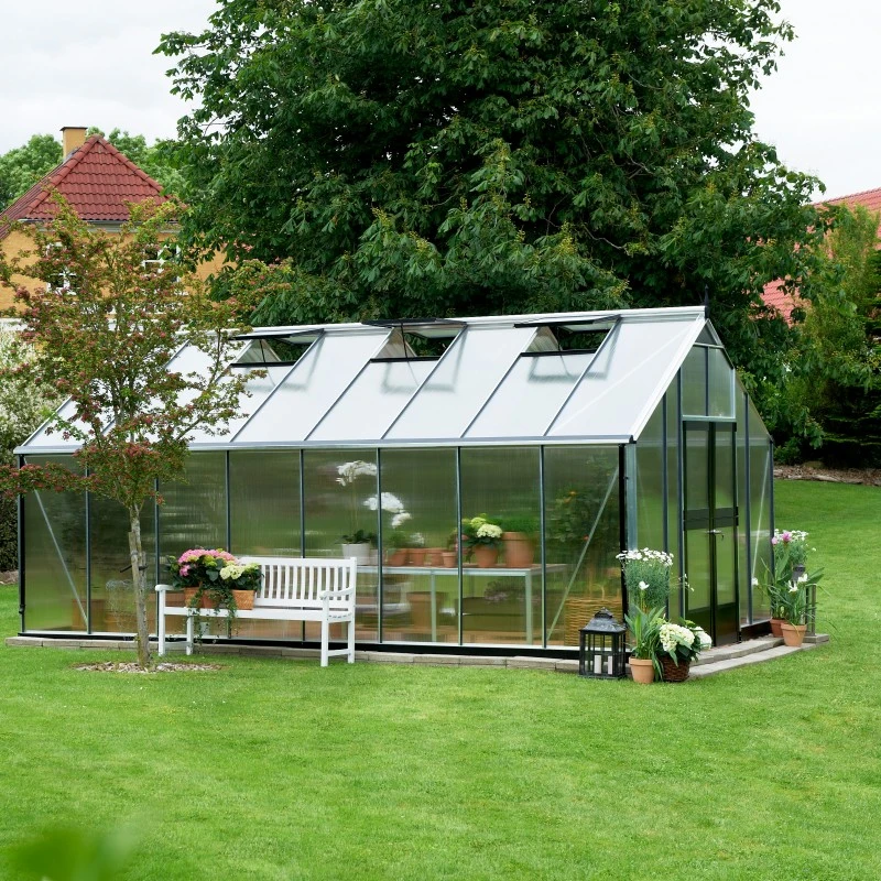 Serre De Jardin 16,2m² En Polycarbonate 10mm Gartner - Juliana 13 Serre De Jardin 16,2m² En Polycarbonate 10mm Gartner - Juliana – Image 11