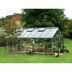 Serre De Jardin 16,2m² En Verre Trempé Gartner - Juliana -Jardin Serre Boutique serre de jardin 162m en verre trempe gardener juliana 12