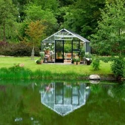 Serre De Jardin 16,2m² En Verre Trempé Gartner - Juliana -Jardin Serre Boutique serre de jardin 162m en verre trempe gardener juliana 19