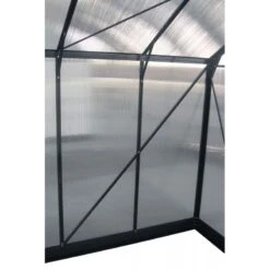 Serre De Jardin 16,9m² Anthracite En Polycarbonate 4mm + Embase Green Protect -Jardin Serre Boutique serre de jardin 169m anthracite en polycarbonate 4mm embase green protect 5