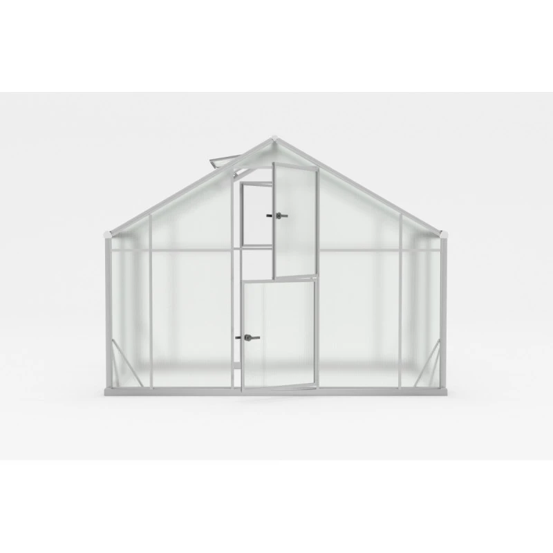 Serre De Jardin 18,6m² En Aluminium Et Polycarbonate 6mm Sanus UP! XL18 – Gampre 5 Serre De Jardin 18,6m² En Aluminium Et Polycarbonate 6mm Sanus UP! XL18 – Gampre – Image 3