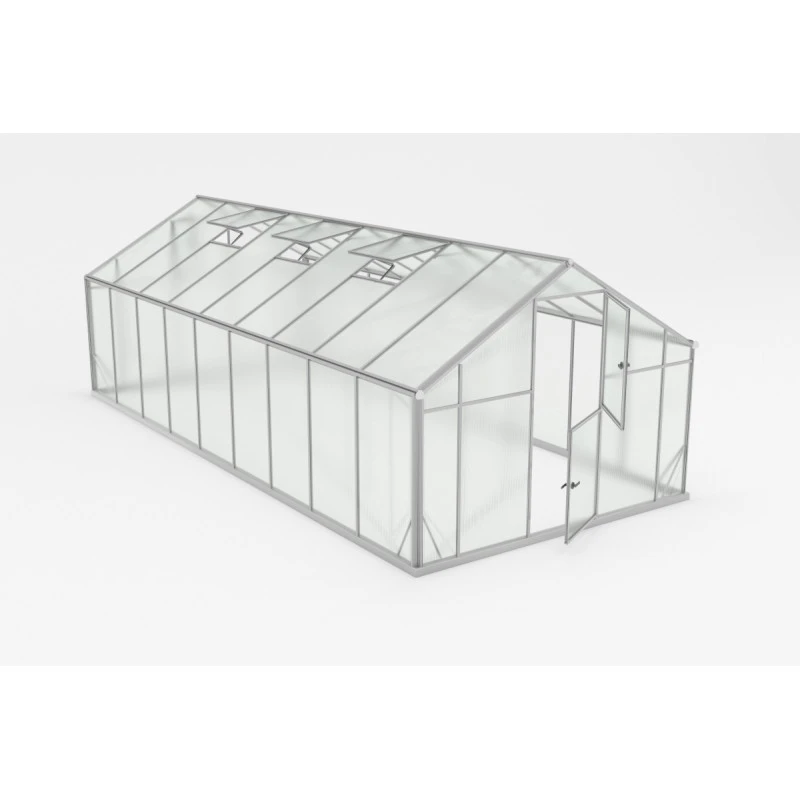 Serre De Jardin 18,6m² En Aluminium Et Polycarbonate 6mm Sanus UP! XL18 – Gampre 3 Serre De Jardin 18,6m² En Aluminium Et Polycarbonate 6mm Sanus UP! XL18 – Gampre