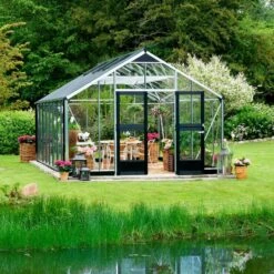 Serre De Jardin 18,8m² En Verre Trempé Gartner - Juliana -Jardin Serre Boutique serre de jardin 188m en verre trempe gardener juliana 13