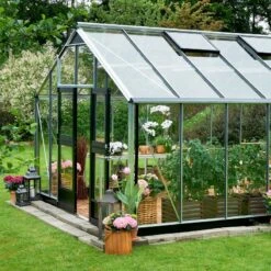 Serre De Jardin 18,8m² En Verre Trempé Gartner - Juliana -Jardin Serre Boutique serre de jardin 188m en verre trempe gardener juliana 7