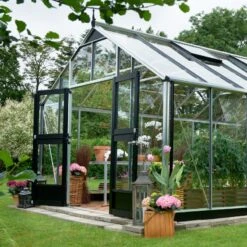 Serre De Jardin 21,4m² En Verre Trempé Gartner - Juliana -Jardin Serre Boutique serre de jardin 214m en verre trempe gardener juliana 11
