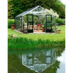 Serre De Jardin 21,4m² En Verre Trempé Gartner - Juliana -Jardin Serre Boutique serre de jardin 214m en verre trempe gardener juliana 14
