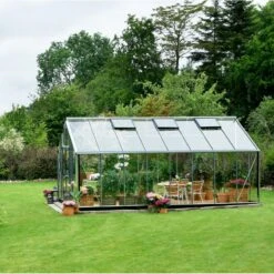 Serre De Jardin 21,4m² En Verre Trempé Gartner - Juliana -Jardin Serre Boutique serre de jardin 214m en verre trempe gardener juliana 17