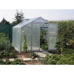 Serre De Jardin 249x306cm 7,62m² En Polycarbonate 8mm VARIANT J3 - Limes -Jardin Serre Boutique serre de jardin 249x306cm 762m en polycarbonate 6mm variant limes 2