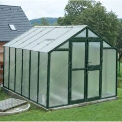 Serre De Jardin 249x306cm 7,62m² En Polycarbonate 8mm PRIMUS - Limes -Jardin Serre Boutique serre de jardin 249x306cm 762m en polycarbonate 8mm primus limes 14
