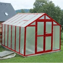 Serre De Jardin 249x306cm 7,62m² En Polycarbonate 8mm PRIMUS - Limes -Jardin Serre Boutique serre de jardin 249x306cm 762m en polycarbonate 8mm primus limes 15