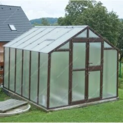 Serre De Jardin 249x306cm 7,62m² En Polycarbonate 8mm PRIMUS - Limes -Jardin Serre Boutique serre de jardin 249x306cm 762m en polycarbonate 8mm primus limes 6