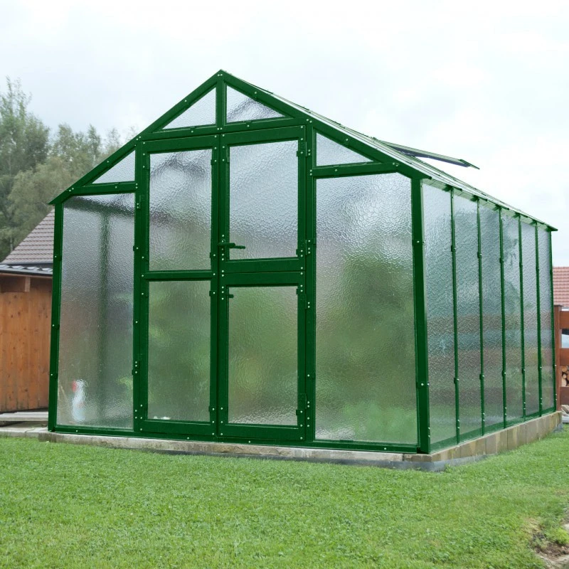 Serre De Jardin 249x306cm 7,62m² En Verre Cathédrale 4mm PRIMUS Limes 15 Serre De Jardin 249x306cm 7,62m² En Verre Cathédrale 4mm PRIMUS Limes – Image 13