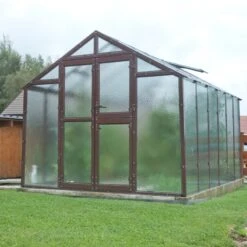 Serre De Jardin 249x306cm 7,62m² En Verre Cathédrale 4mm PRIMUS Limes