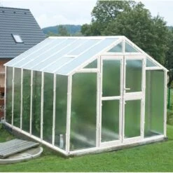 Serre De Jardin 249x306cm 7,62m² En Verre Cathédrale 4mm PRIMUS Limes 28 Serre De Jardin 249x306cm 7,62m² En Verre Cathédrale 4mm PRIMUS Limes -Jardin Serre Boutique serre de jardin 249x306cm 762m en verre cathedrale 4mm primus limes 7
