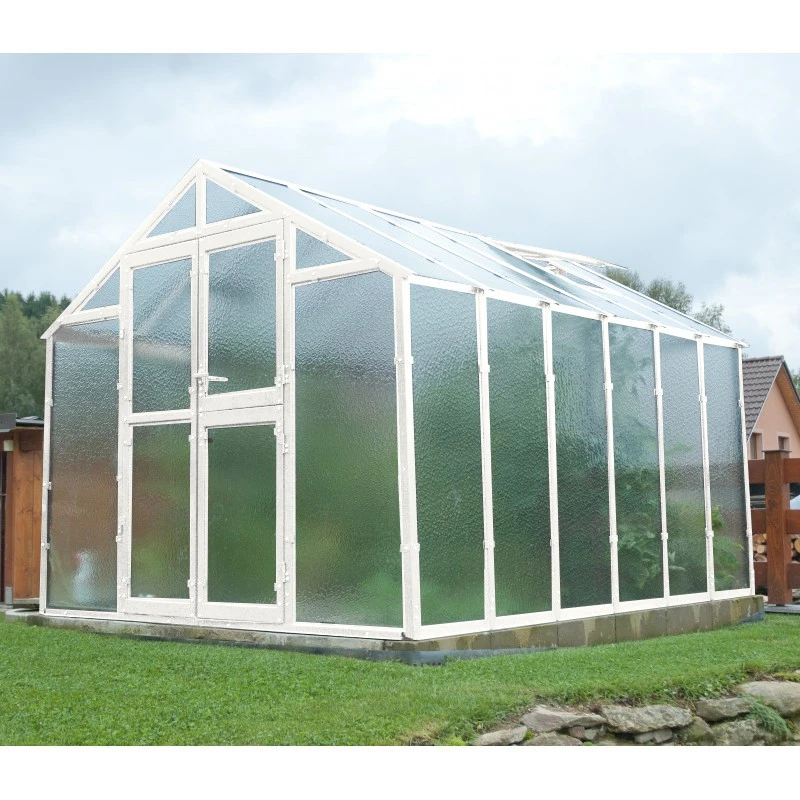 Serre De Jardin 249x306cm 7,62m² En Verre Cathédrale 4mm PRIMUS Limes 11 Serre De Jardin 249x306cm 7,62m² En Verre Cathédrale 4mm PRIMUS Limes – Image 9