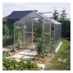 Serre De Jardin 249x306cm 7,62m² Verre Cathédrale 4mm VARIANT J3 - Limes 14 Serre De Jardin 249x306cm 7,62m² Verre Cathédrale 4mm VARIANT J3 - Limes -Jardin Serre Boutique serre de jardin 249x306cm 762m verre cathedrale 4mm variant limes 5