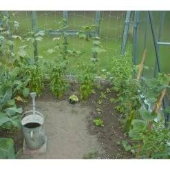 Serre De Jardin 276x306cm 8,45m² En Verre Cathédrale 4mm VARIANT - Limes -Jardin Serre Boutique serre de jardin 276x306cm 845m en verre cathedrale 4mm variant limes 5