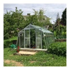 Serre De Jardin 303x303cm 9,18m² Verre Cathédrale 4mm VARIANT L3 - Limes