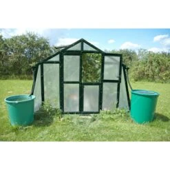 Serre De Jardin 303x452cm 13,69m² En Polycarbonate 8mm PRIMUS L4,5 - Limes -Jardin Serre Boutique serre de jardin 303x452cm 1369m en polycarbonate 8mm primus limes 11
