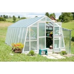 Serre De Jardin 303x452cm 13,69m² En Polycarbonate 8mm PRIMUS L4,5 - Limes -Jardin Serre Boutique serre de jardin 303x452cm 1369m en polycarbonate 8mm primus limes 2