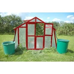 Serre De Jardin 303x452cm 13,69m² En Polycarbonate 8mm PRIMUS L4,5 - Limes -Jardin Serre Boutique serre de jardin 303x452cm 1369m en polycarbonate 8mm primus limes 7