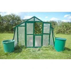 Serre De Jardin 303x452cm 13,69m² En Polycarbonate 8mm PRIMUS L4,5 - Limes -Jardin Serre Boutique serre de jardin 303x452cm 1369m en polycarbonate 8mm primus limes 9