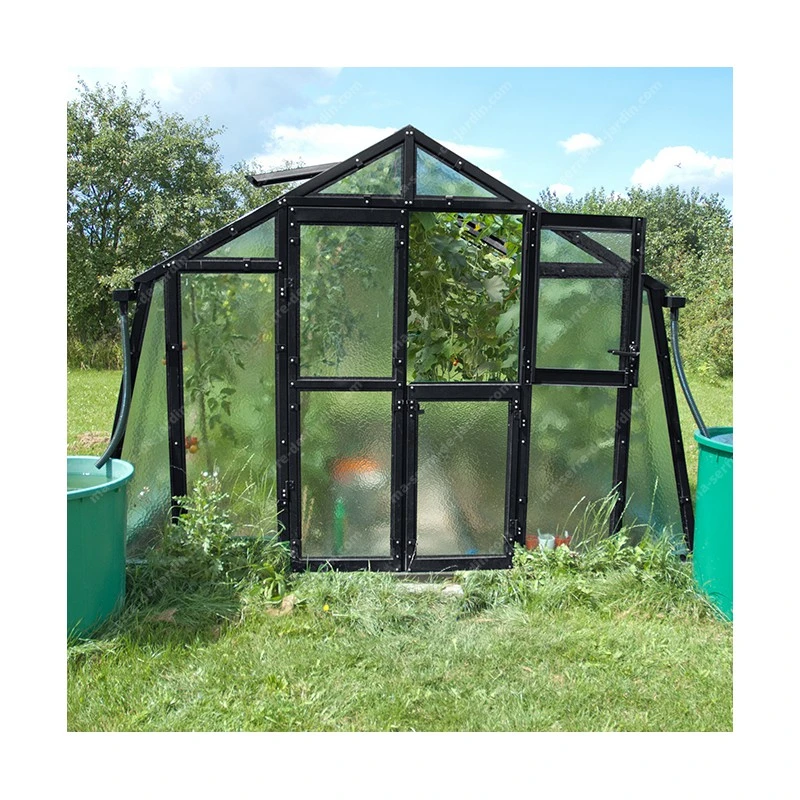 Serre De Jardin 303x452cm 13,69m² Verre Cathédrale 4mm PRIMUS L4,5 - Limes 14 Serre De Jardin 303x452cm 13,69m² Verre Cathédrale 4mm PRIMUS L4,5 - Limes – Image 12