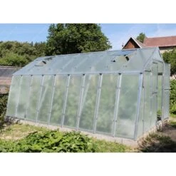 Serre De Jardin 303x452cm 13,70m² En Polycarbonate 8mm VARIANT L4,5 - Limes -Jardin Serre Boutique serre de jardin 303x452cm 1370m en polycarbonate 6mm variant limes 6