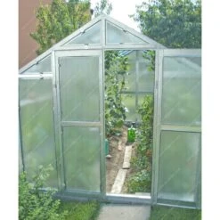 Serre De Jardin 303x452cm 13,70m² En Polycarbonate 8mm VARIANT L4,5 - Limes -Jardin Serre Boutique serre de jardin 303x452cm 1370m en polycarbonate 6mm variant limes 8