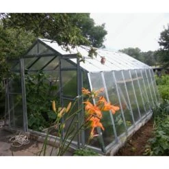 Serre De Jardin 303x452cm 13,70m² Verre Cathédrale 4mm VARIANT L4,5 - Limes -Jardin Serre Boutique serre de jardin 303x452cm 1370m verre cathedrale 4mm variant limes 13