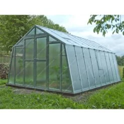 Serre De Jardin 303x452cm 13,70m² Verre Cathédrale 4mm VARIANT L4,5 - Limes -Jardin Serre Boutique serre de jardin 303x452cm 1370m verre cathedrale 4mm variant limes 4