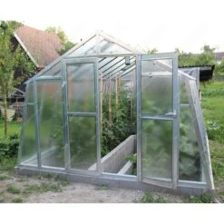 Serre De Jardin 303x452cm 13,70m² Verre Cathédrale 4mm VARIANT L4,5 - Limes -Jardin Serre Boutique serre de jardin 303x452cm 1370m verre cathedrale 4mm variant limes 8