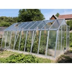 Serre De Jardin 303x452cm 13,70m² Verre Cathédrale 4mm VARIANT L4,5 - Limes -Jardin Serre Boutique serre de jardin 303x452cm 1370m verre cathedrale 4mm variant limes 9