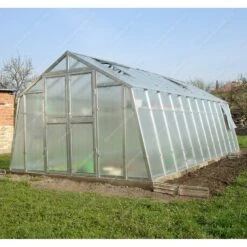 Serre De Jardin 303x601cm 18,21m² En Polycarbonate 8mm VARIANT - Limes -Jardin Serre Boutique serre de jardin 303x601cm 1821m en polycarbonate 6mm variant limes 2