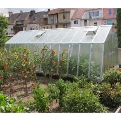 Serre De Jardin 303x601cm 18,21m² Verre Cathédrale 4mm VARIANT L6 - Limes -Jardin Serre Boutique serre de jardin 303x601cm 1821m verre cathedrale 4mm variant limes 3