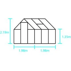 Serre De Jardin 3,9m² Qube 66 Noire En Verre Trempé - Halls -Jardin Serre Boutique serre de jardin 39m qube 66 noire en verre trempe halls 7