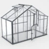 Serre De Jardin 4,35m² En Aluminium Noir Et Verre Trempé Sanus UP! XL4 - Gampre -Jardin Serre Boutique serre de jardin 435m en aluminium noir et verre trempe sanus up xl4 gampre