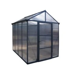 Serre De Jardin 4,8m² En Polycarbonate 10mm Glory Premium - Palram - Canopia -Jardin Serre Boutique serre de jardin 48m en polycarbonate 10mm glory premium palram 2