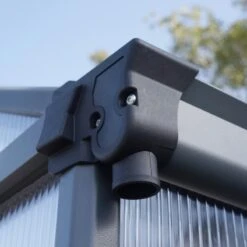 Serre De Jardin 4,8m² En Polycarbonate 10mm Glory Premium - Palram - Canopia -Jardin Serre Boutique serre de jardin 48m en polycarbonate 10mm glory premium palram 4