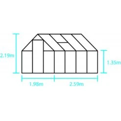 Serre De Jardin 5,1m² Qube 68 Noire En Verre Trempé - Halls -Jardin Serre Boutique serre de jardin 51m qube 68 noire en verre trempe halls 8