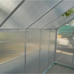 Serre De Jardin 6,03m² En Aluminium Et Polycarbonate + Base - Habrita -Jardin Serre Boutique serre de jardin 592m en aluminium et polycarbonate base 10