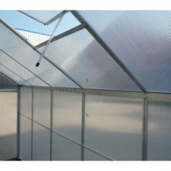 Serre De Jardin 6,03m² En Aluminium Et Polycarbonate + Base - Habrita -Jardin Serre Boutique serre de jardin 592m en aluminium et polycarbonate base 7