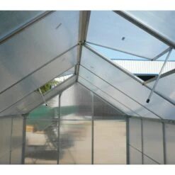 Serre De Jardin 6,03m² En Aluminium Et Polycarbonate + Base - Habrita -Jardin Serre Boutique serre de jardin 592m en aluminium et polycarbonate base 8